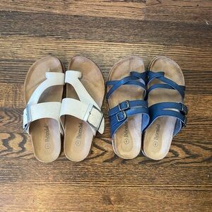 2 pair of Bjorndal sandals size 6